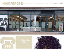 Tablet Screenshot of hairforce-1.nl